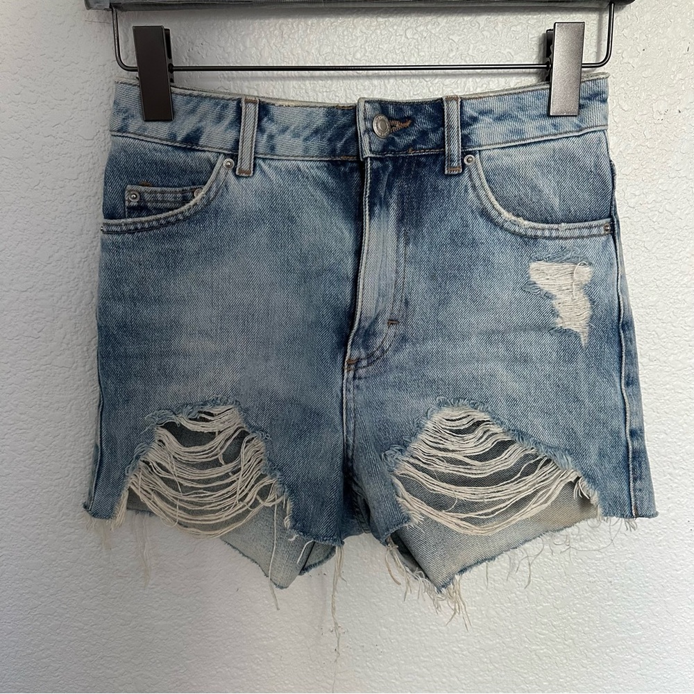 Topshop A Line Mom Shorts